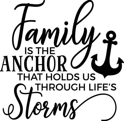 Download Free My Family Is My Anchor SVG Creativefabrica